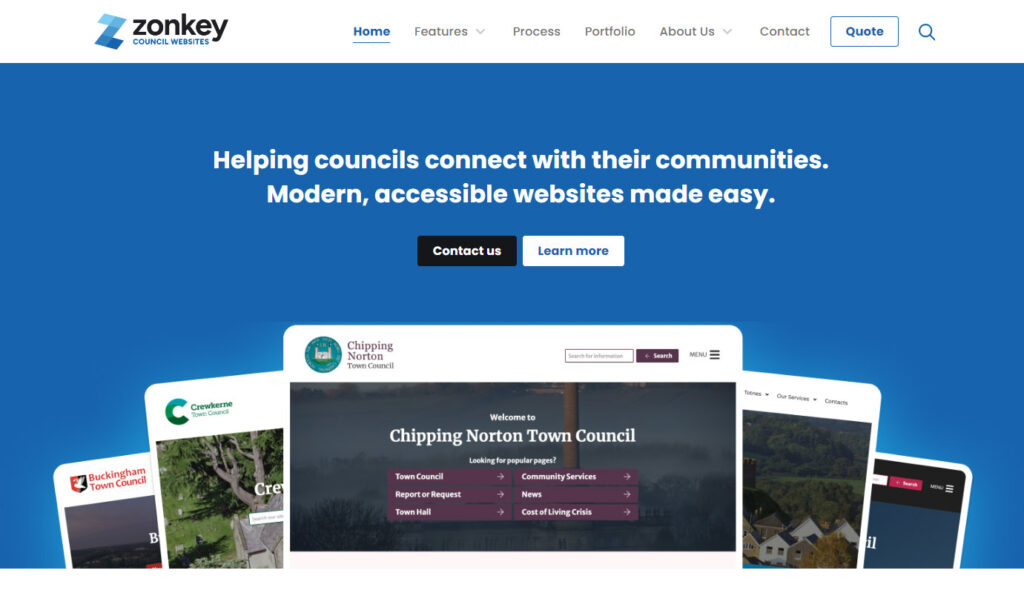 New website for councils